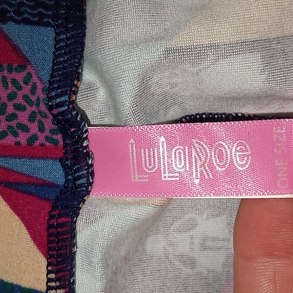 Disney LLR Its a Small World Legging-Purple & Orange Mix-#1441 - Picture 5 of 9